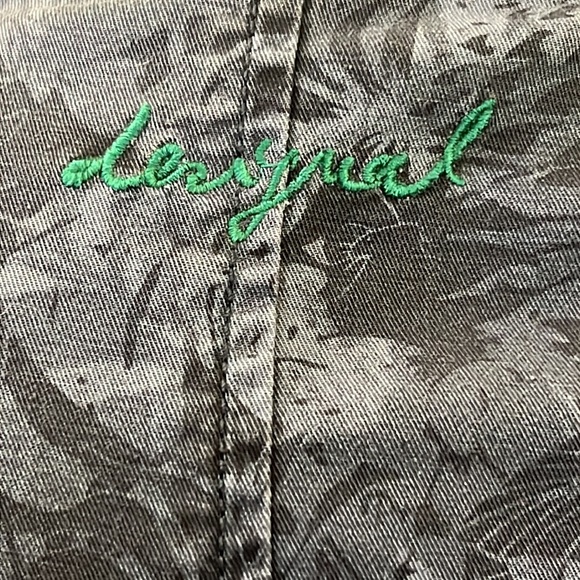 DESIGUAL Unisex 2 Button Double Vented Hawaiian 🌺 Floral Print Blazer - Picture 6 of 10